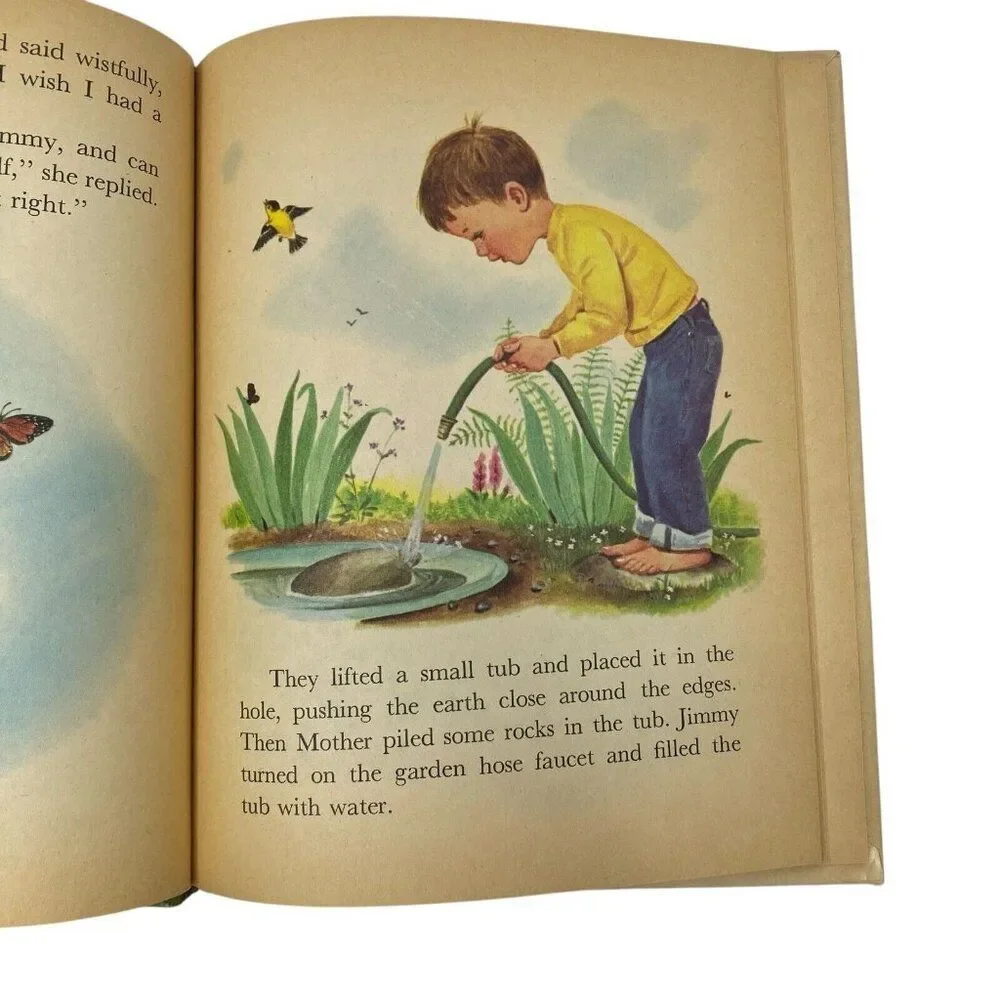 Jeepers The Little Frog Vintage Children’s Rand McNally Tip Top Elf Book 1965